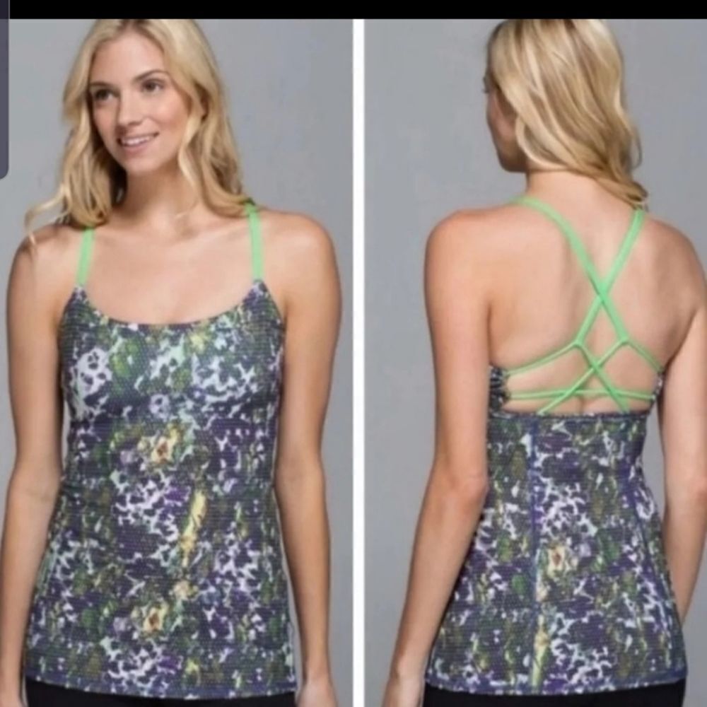 Lululemon athletica dancing warrior tank top sz4
